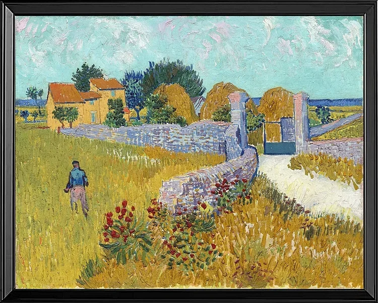 Bondegård i Provence - 1888