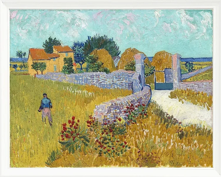 Bondegård i Provence - 1888