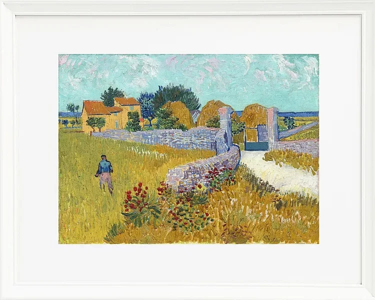 Bondegård i Provence - 1888