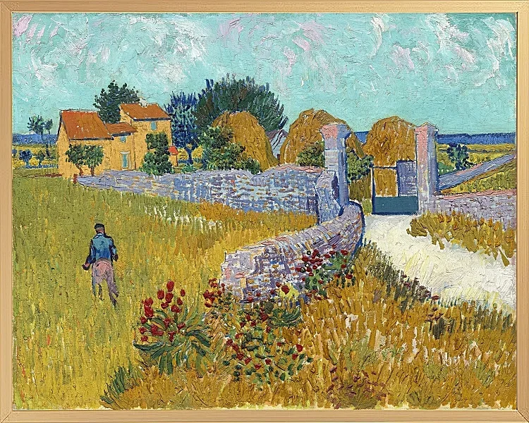 Bondegård i Provence - 1888