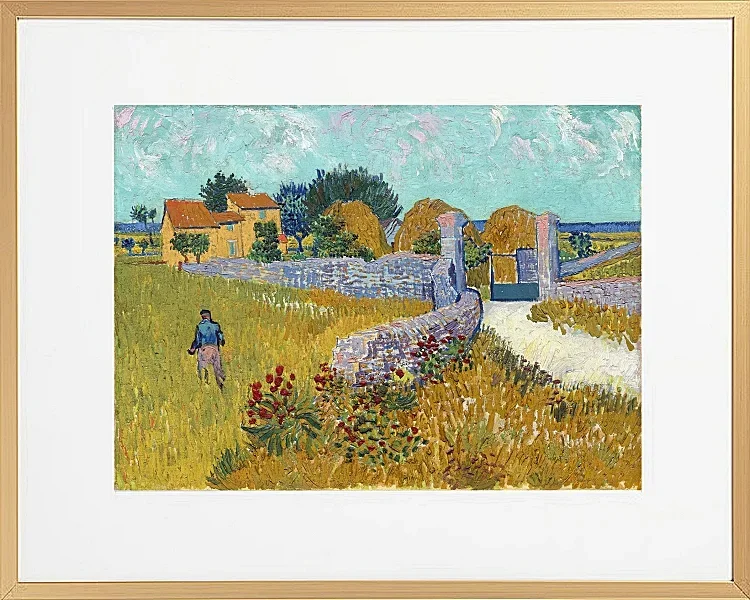 Bondegård i Provence - 1888