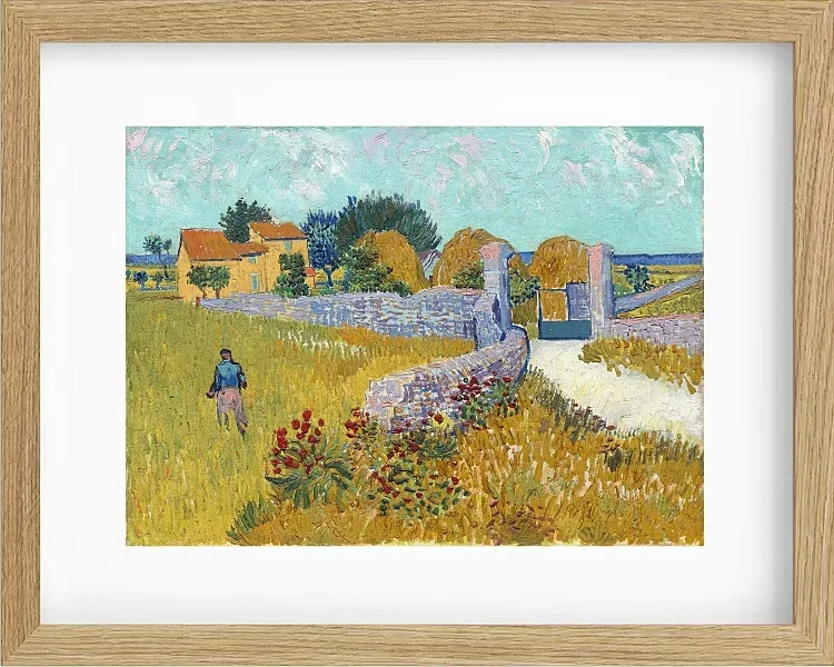 Bondegård i Provence - 1888