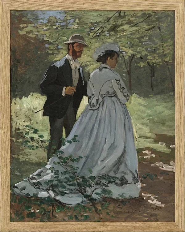 Bazille and Camillet - 1865