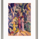 Paar auf dem Waldweg – 1913