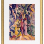 Paar auf dem Waldweg – 1913