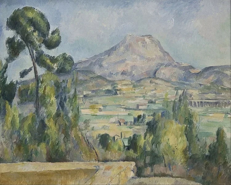 Saint-Victoire bjerget - 1890