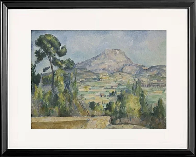 Saint-Victoire bjerget - 1890