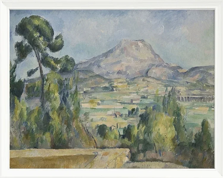 Saint-Victoire bjerget - 1890