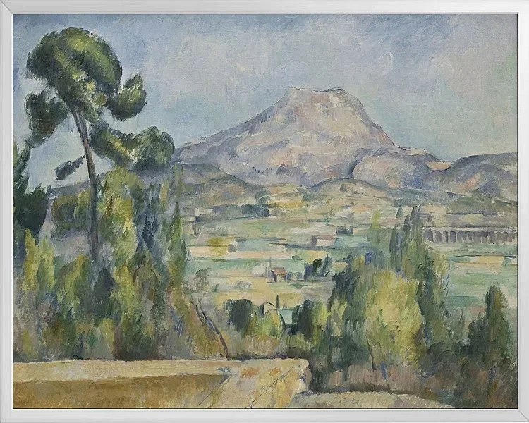 Saint-Victoire bjerget - 1890