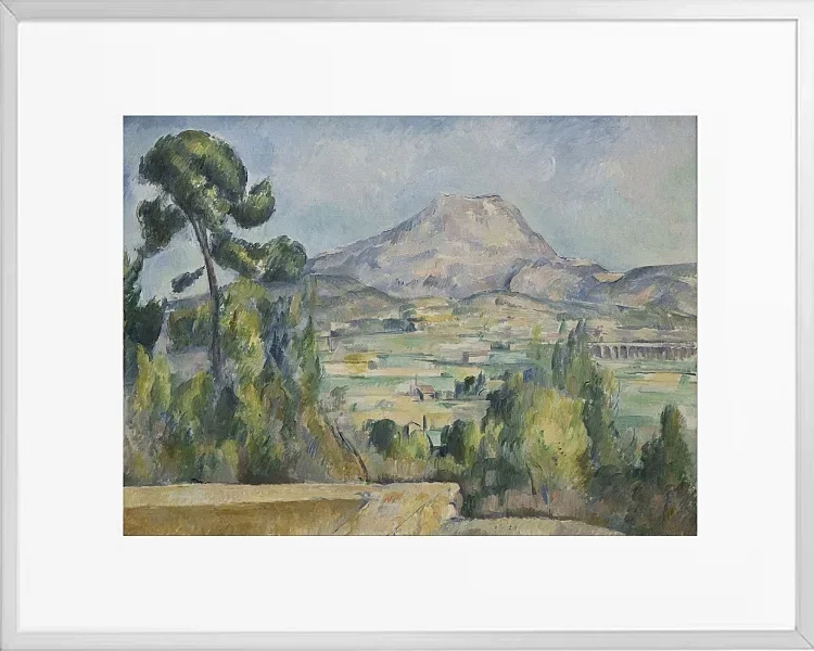Saint-Victoire bjerget - 1890