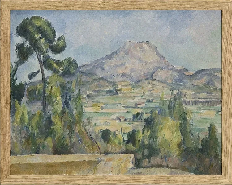 Saint-Victoire bjerget - 1890