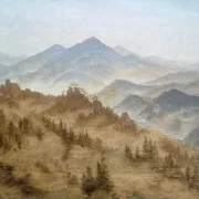 Berge im aufsteigenden Nebel - 1835