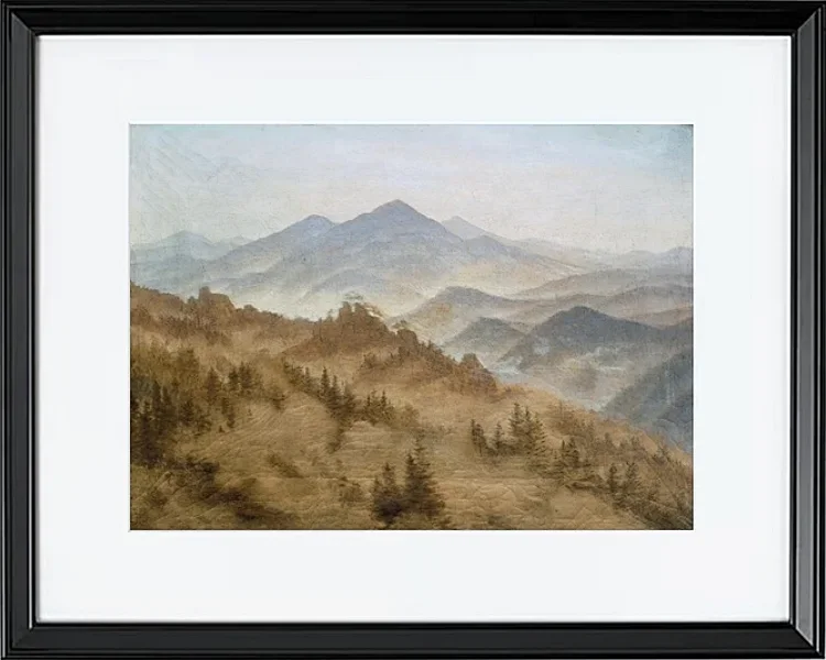 Berge im aufsteigenden Nebel - 1835