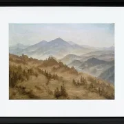 Berge im aufsteigenden Nebel - 1835