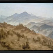 Berge im aufsteigenden Nebel - 1835
