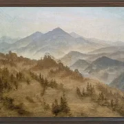 Berge im aufsteigenden Nebel - 1835