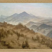 Berge im aufsteigenden Nebel - 1835
