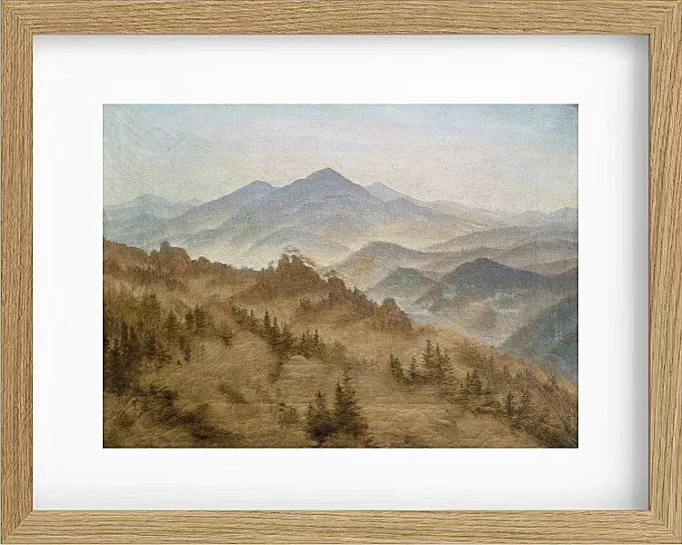 Berge im aufsteigenden Nebel - 1835