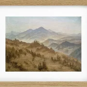 Berge im aufsteigenden Nebel - 1835
