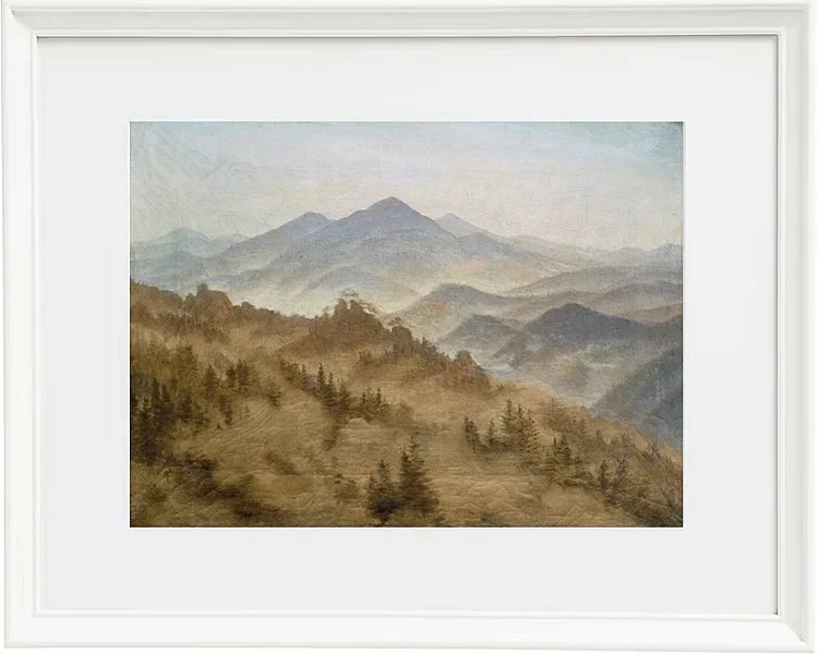 Berge im aufsteigenden Nebel - 1835