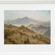 Berge im aufsteigenden Nebel - 1835