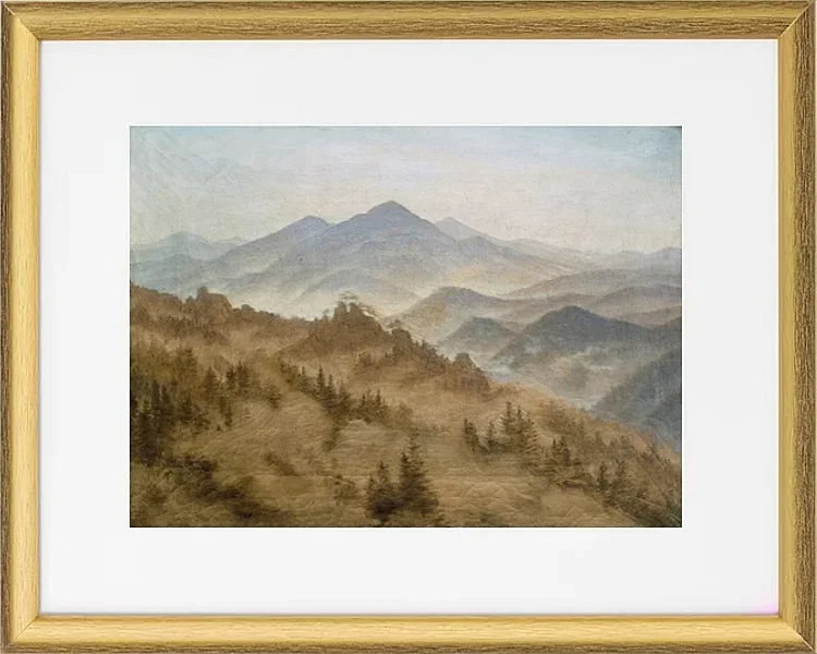 Berge im aufsteigenden Nebel - 1835