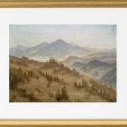 Berge im aufsteigenden Nebel - 1835