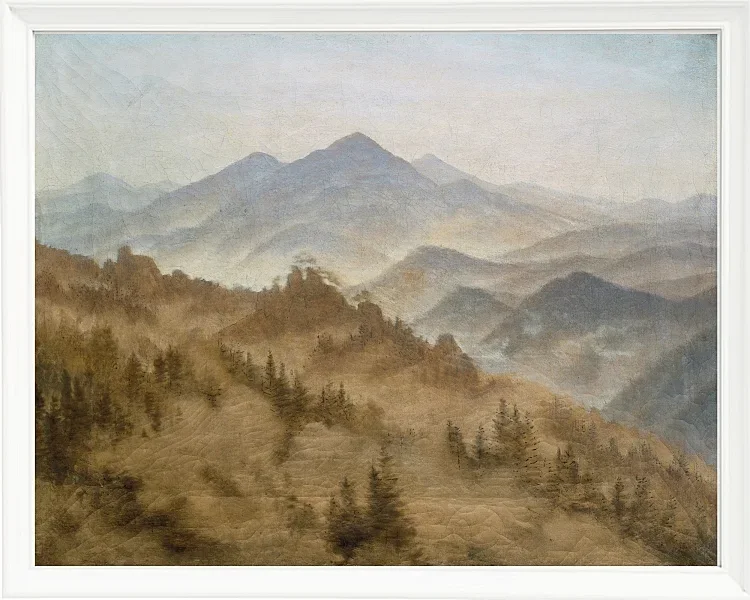 Berge im aufsteigenden Nebel - 1835