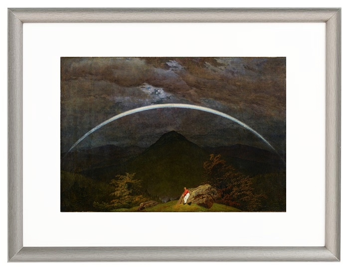 Mountain Landscape with Rainbow - 1809