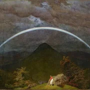 Berglandschaft mit Regenbogen  - 1809