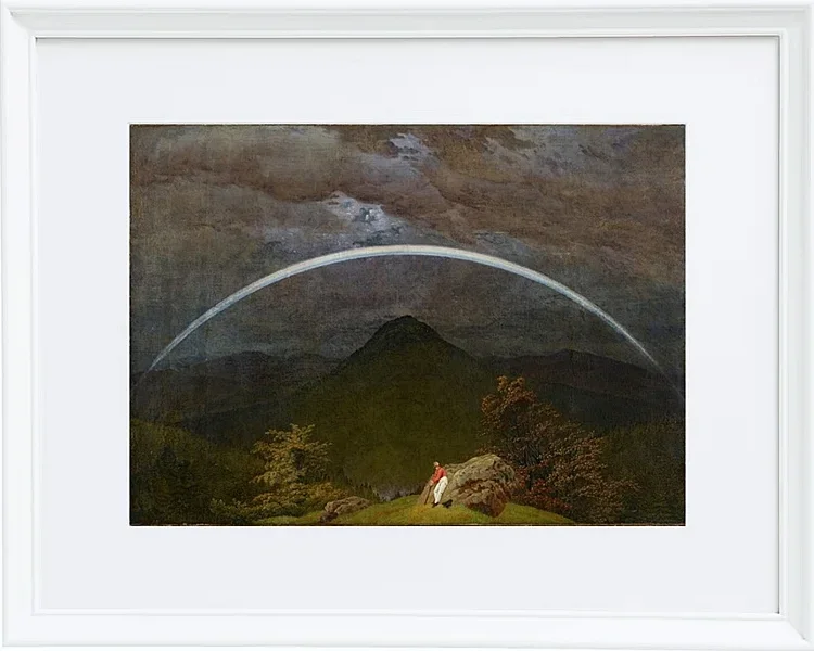 Berglandschaft mit Regenbogen  - 1809