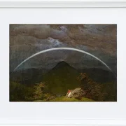 Berglandschaft mit Regenbogen  - 1809