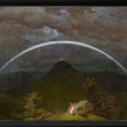 Berglandschaft mit Regenbogen  - 1809