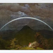 Berglandschaft mit Regenbogen  - 1809