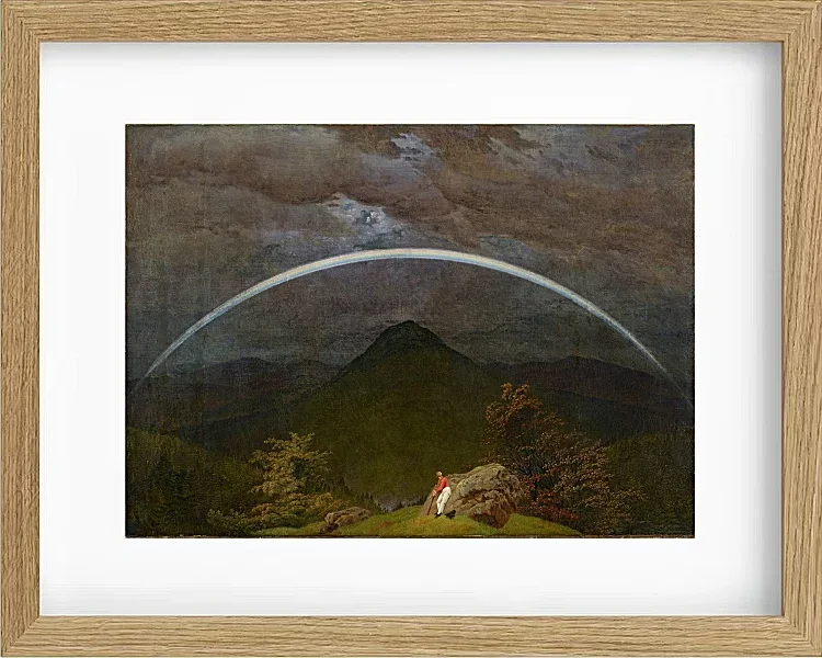 Berglandschaft mit Regenbogen  - 1809