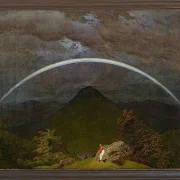 Berglandschaft mit Regenbogen  - 1809