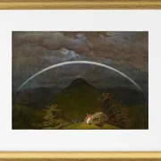 Berglandschaft mit Regenbogen  - 1809