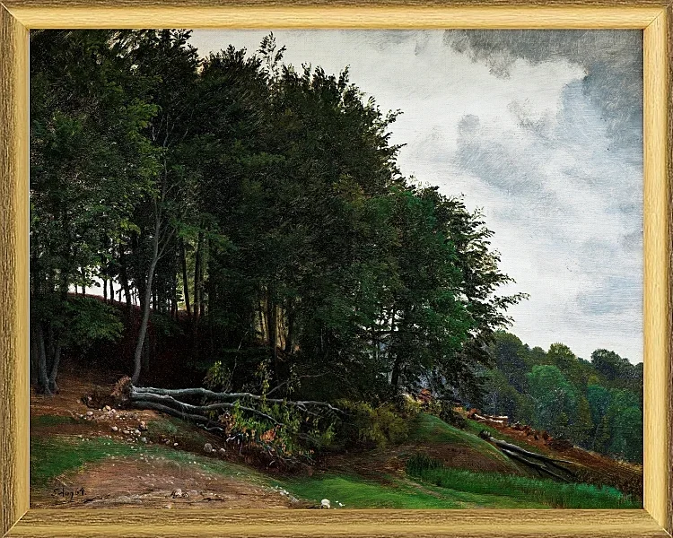 Bewaldete Hügel – 1864