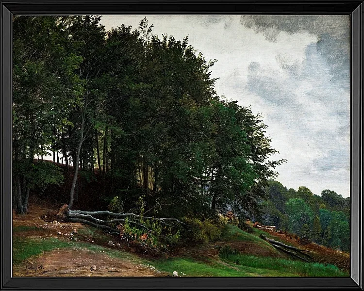 Bewaldete Hügel – 1864