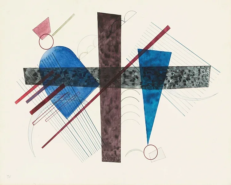 Blau in Rund und Spitz - 1933