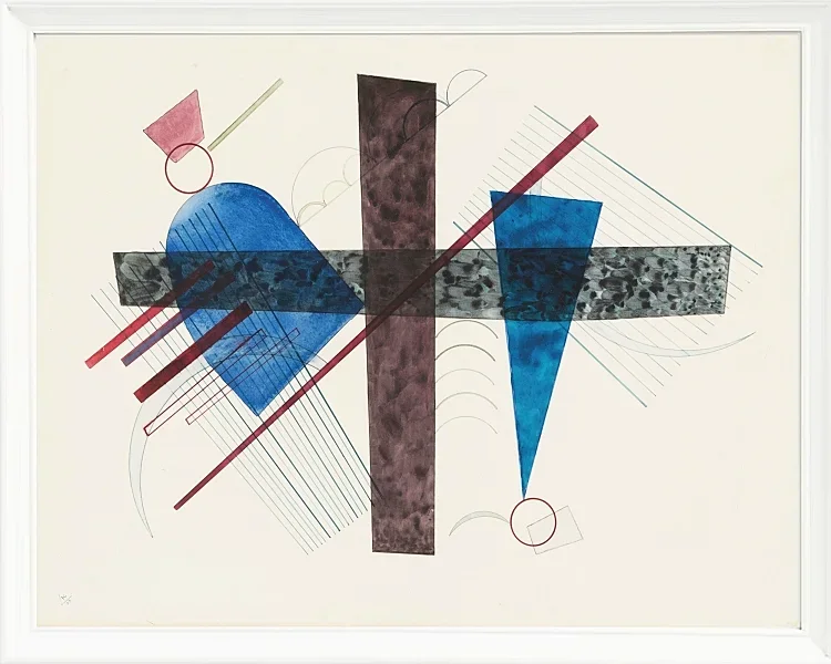 Blau in Rund und Spitz - 1933