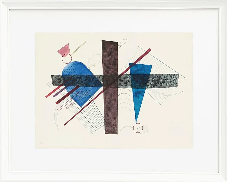 Blau in Rund und Spitz - 1933