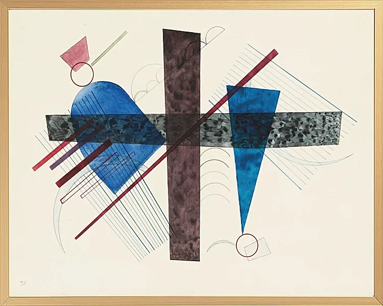 Blau in Rund und Spitz - 1933