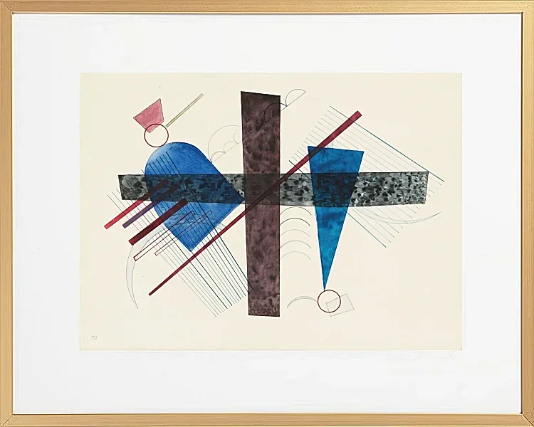 Blau in Rund und Spitz - 1933