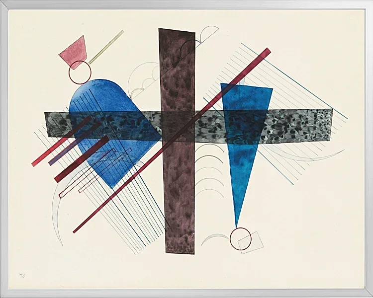Blau in Rund und Spitz - 1933