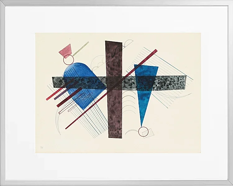 Blau in Rund und Spitz - 1933
