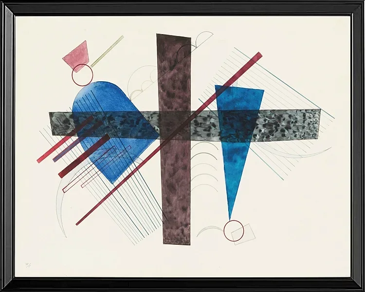 Blau in Rund und Spitz - 1933