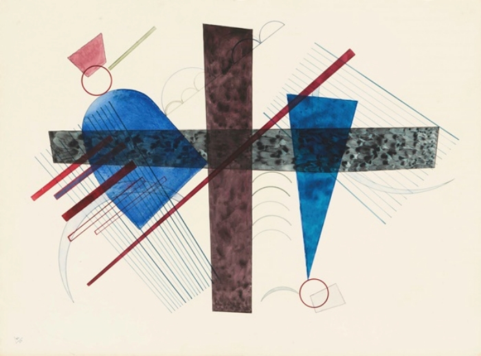 Blau in Rund und Spitz - 1933