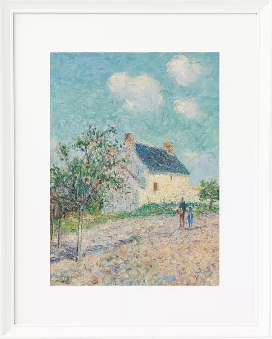 Blühende Apfelbäume - 1907