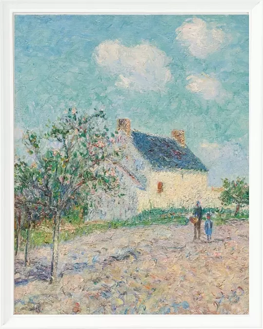 Blühende Apfelbäume - 1907